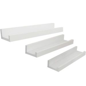 Set of 3 White shelves